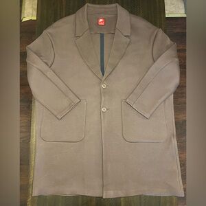 Nike Sportswear Tech Fleece Reimagined Mens Brown Trench Coat Sz XXL FN0601-237